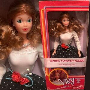 RARE 1989 Barbie Forever Young Convention Viky Estrela Brazil Steffie NRFB